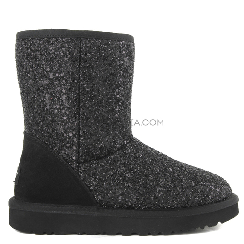 UGG Classic Short Stardust Black
