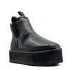 UGG Chelsea Platform Black Leather
