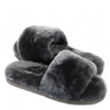 UGG Fluff Slide Slippers Grey UGG Fluff Slide Slippers Grey