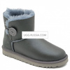 UGG Bailey Button Mini Metallic Grey UGG Bailey Button Mini Metallic Grey