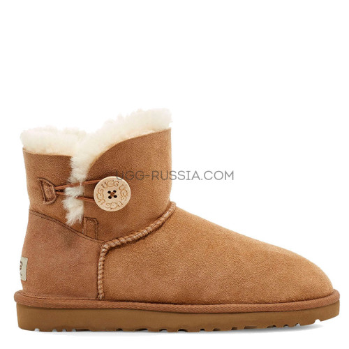 UGG Bailey Button Mini Chestnut