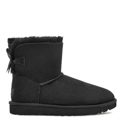 UGG Bailey Bow Mini Medallion Black