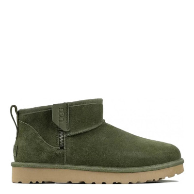 Mens Classic Ultra Mini Zip Boot Khaki