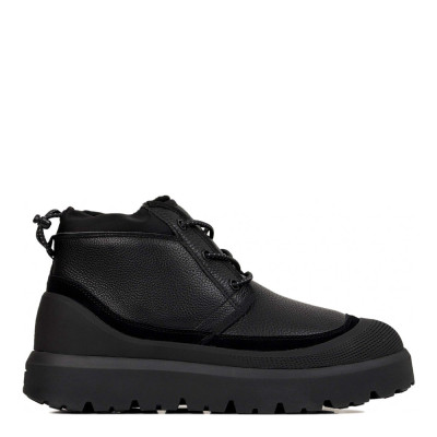 Mens Neumel Hybrid Leather Black