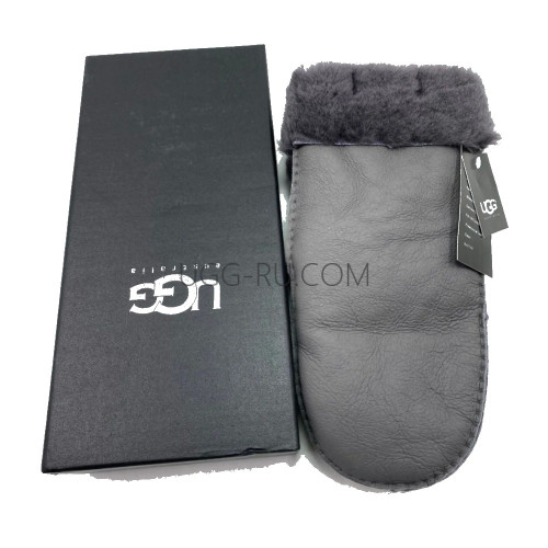 Варежки UGG кожаные Grey