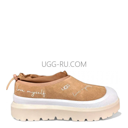 UGG Mens Tasman Hybrid Love Myself White