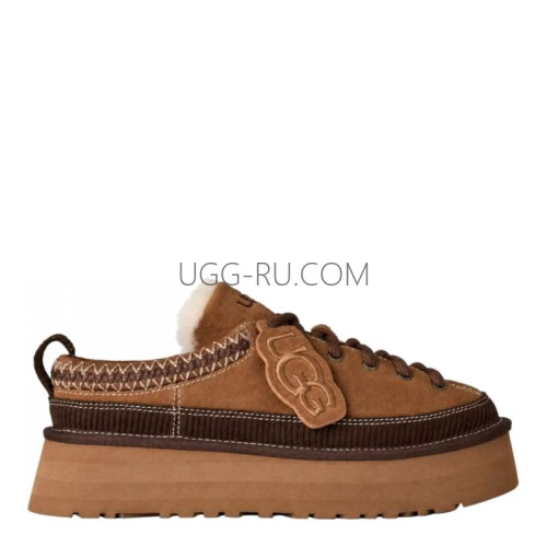 UGG Heritage Lace-Up Slipper Chestnut
