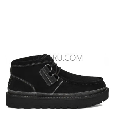 Mens Hayden Moc Chukka Black