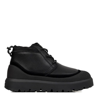 Mens Neumel Hybrid Leather Black