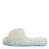 UGG Fluff Slide Slippers White UGG Fluff Slide Slippers White