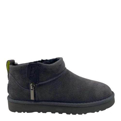 UGG Classic Ultra Mini Zip Boot Grey