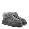 UGG Funkette Platform Boots Grey UGG Funkette Platform Boots Grey