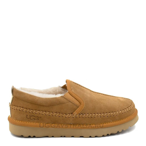 UGG Mens Stitch Slip Chestnut