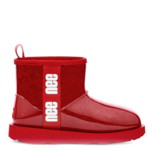 UGG Classic Clear Mini Samba Red