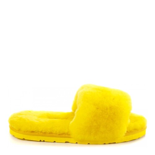 UGG Fluff Slide Slippers Yellow