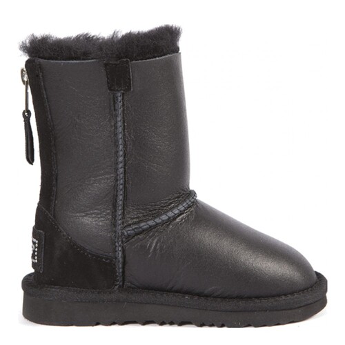 UGG Kids Zip Metallic Black