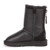 UGG Kids Zip Metallic Black UGG Kids Zip Metallic Black