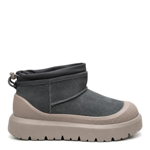 UGG Mens Classic Ultra Mini Hybrid Cobble Grey