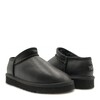 UGG Ultra Mini Tasman Leather Black UGG Ultra Mini Tasman Leather Black
