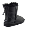 UGG KIDS Classic ZIP Leather Black