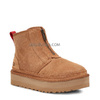 UGG Neumel Platform Zip Suede Chestnut UGG Neumel Platform Zip Suede Chestnut