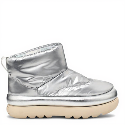 Classic Maxi Metallic Silver Mini